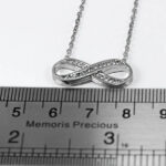 گردنبند فانتزی دخترانه نقره طرح کلاسیک بینهایت - Image 2