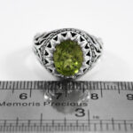 انگشتر زبرجد نقره دست ساز مردانه طرح کیارش - Image 2