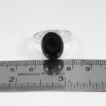 انگشتر عقیق مشکی نقره مردانه و زنانه طرح آرش + حرز امام جواد (ع) - Image 2