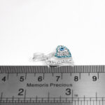 گردنبند فانتزی دخترانه نقره طرح دل انگیز - Image 2