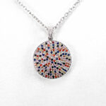 گردنبند فانتزی دخترانه نقره طرح لیوسا - Image 2