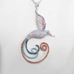 گردنبند فانتزی دخترانه نقره طرح سیمینه - Image 3