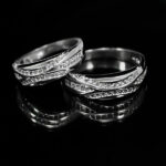 ست حلقه نقره زنانه مردانه طرح بیسان - Image 4