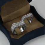 ست حلقه نقره زنانه مردانه طرح تانیا - Image 2