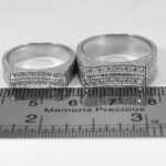 ست حلقه نقره زنانه مردانه طرح تانیا - Image 3