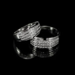 ست حلقه نقره زنانه مردانه طرح جام