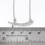 گردنبند فانتزی دخترانه نقره طرح شمشیر - Image 2