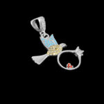 گردنبند فانتزی دخترانه نقره طرح پرنده