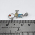 گردنبند فانتزی دخترانه نقره طرح پرنده - Image 3