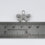 گردنبند فانتزی دخترانه نقره طرح پاپیون - Image 2