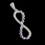 گردنبند فانتزی دخترانه نقره طرح نشاط