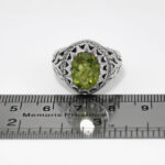 انگشتر زبرجد نقره دست ساز مردانه طرح همایون - Image 2