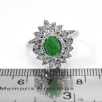 انگشتر یشم نقره زنانه طرح رامیلا - Image 2