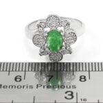 انگشتر یشم نقره زنانه طرح هانیه - Image 2