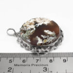 گردنبند عقیق شجر نقره دست ساز طرح جانی + حرز امام جواد (ع) - Image 2