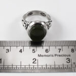 انگشتر یشم یمنی نقره مردانه طرح آردین - Image 2