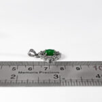 گردنبند یشم نقره زنانه طرح احترام - Image 2