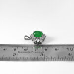 گردنبند یشم نقره زنانه طرح احسانه - Image 3