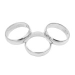 حلقه نقره زنانه مردانه طرح کلاسیک آرا