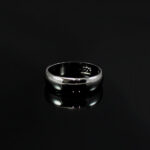 حلقه نقره زنانه مردانه طرح کلاسیک آرا - Image 2