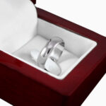 حلقه نقره زنانه مردانه طرح کلاسیک آرا - Image 4