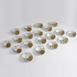 انگشتر حرز امام جواد (ع) نقره مردانه و زنانه طرح شش ضلعی عین علی (ع)+ تربت امام حسین (ع) - Image 3