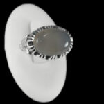 انگشتر عقیق کبود یمنی نقره مردانه طرح پدیدار