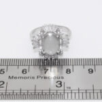 انگشتر در نجف نقره زنانه طرح جانا - Image 2