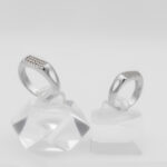 ست حلقه نقره زنانه مردانه طرح رامیا - Image 2