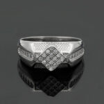 حلقه نقره مردانه و زنانه طرح رامیاد