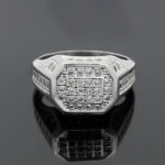 حلقه نقره مردانه و زنانه طرح راویز