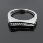 حلقه نقره مردانه و زنانه طرح رایکا