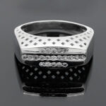 حلقه نقره مردانه و زنانه طرح رزمیا