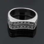 حلقه نقره مردانه و زنانه طرح رسام - Image 4