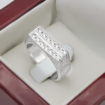 حلقه نقره مردانه و زنانه طرح رسام - Image 3