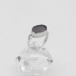 انگشتر عقیق کبود نقره زنانه و مردانه طرح "الحمد لله رب العالمین" + حرز امام جواد (ع) - Image 4