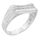 حلقه نقره مردانه و زنانه طرح رایمند