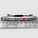 دستبند حدید صینی فانتزی دخترانه و پسرانه طرح فانتزی هفت رنگ جهت - Image 4