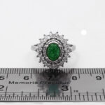 انگشتر یشم نقره زنانه طرح ونوس - Image 2