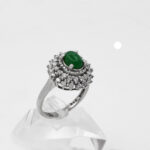 انگشتر یشم نقره زنانه طرح ونوس - Image 3