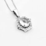 گردنبند در نجف نقره زنانه طرح حنانه - Image 2