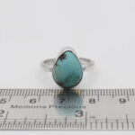 انگشتر فیروزه نیشابوری نقره دست ساز مردانه و زنانه طرح سلامه + حرز امام جواد (ع) - Image 2