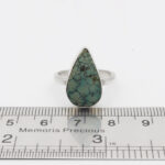 انگشتر فیروزه نیشابوری نقره دست ساز مردانه و زنانه طرح سلوا + حرز امام جواد (ع) - Image 2