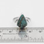 انگشتر فیروزه نیشابوری نقره دست ساز مردانه و زنانه طرح سلوانا + حرز امام جواد (ع) - Image 2