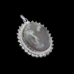 گردنبند شجر زنانه نقره دست ساز طرح فاخر جواهری دیلک - Image 4