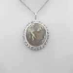 گردنبند شجر زنانه نقره دست ساز طرح فاخر جواهری دیلک - Image 3