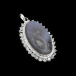 گردنبند شجر زنانه نقره دست ساز طرح فاخر جواهری دینا - Image 4