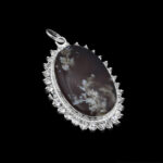 گردنبند شجر زنانه نقره دست ساز طرح فاخر جواهری ذلفا - Image 4