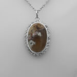 گردنبند شجر زنانه نقره دست ساز طرح فاخر جواهری رائیکا - Image 3