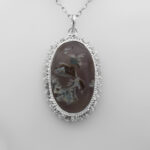 گردنبند شجر زنانه نقره دست ساز طرح فاخر جواهری راتاناز - Image 3